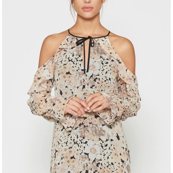 Joie Dresses & Skirts - Joie Amorita Dress cold shoulder medium